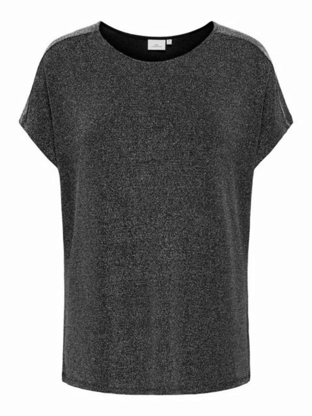 ONLY CARMAKOMA Kurzarmshirt CARQUEEN S/S GLITTER O-NECK TOP JRS BF günstig online kaufen