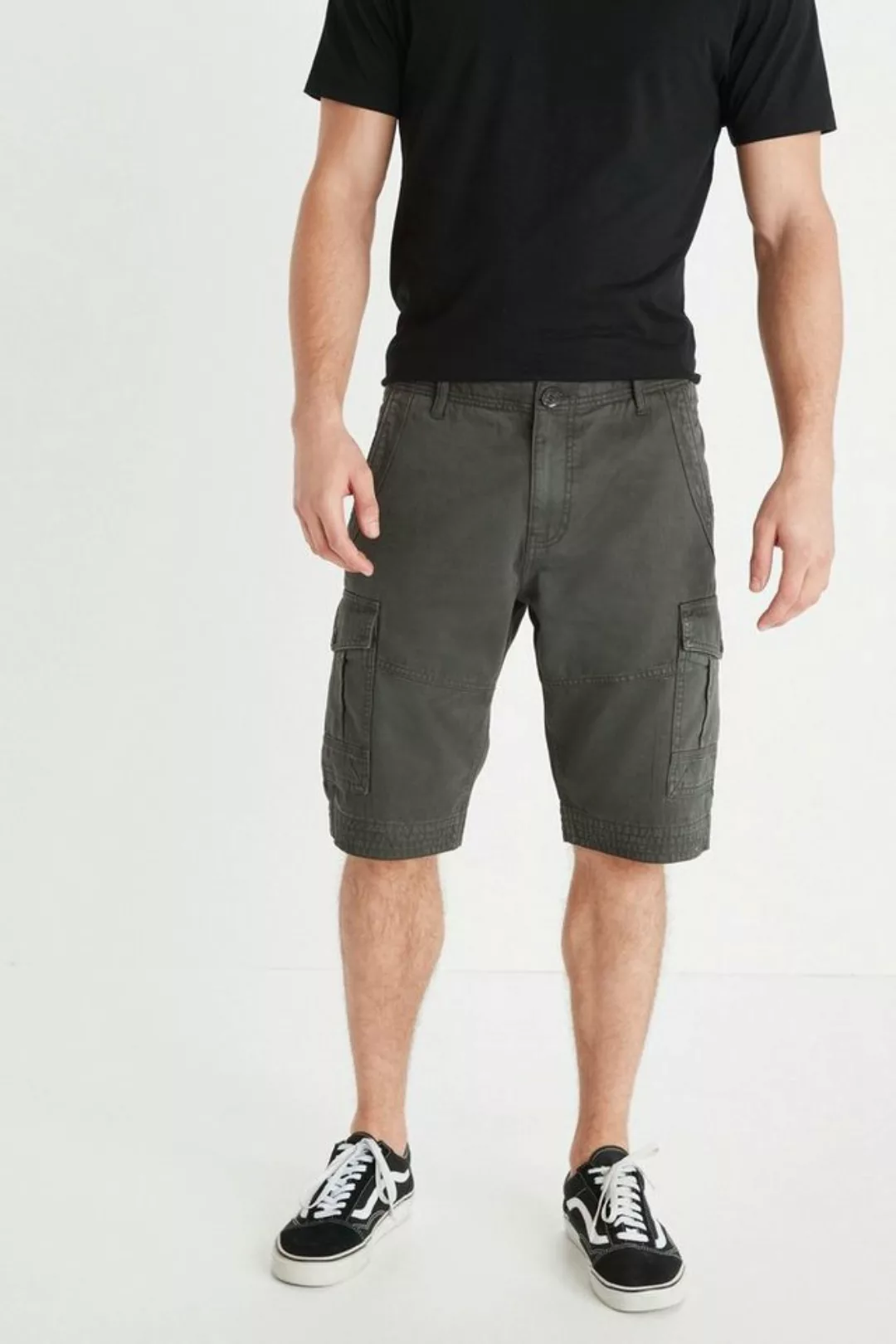 Next Cargoshorts Hochwertige Cargo-Shorts mit Waschung (1-tlg) günstig online kaufen