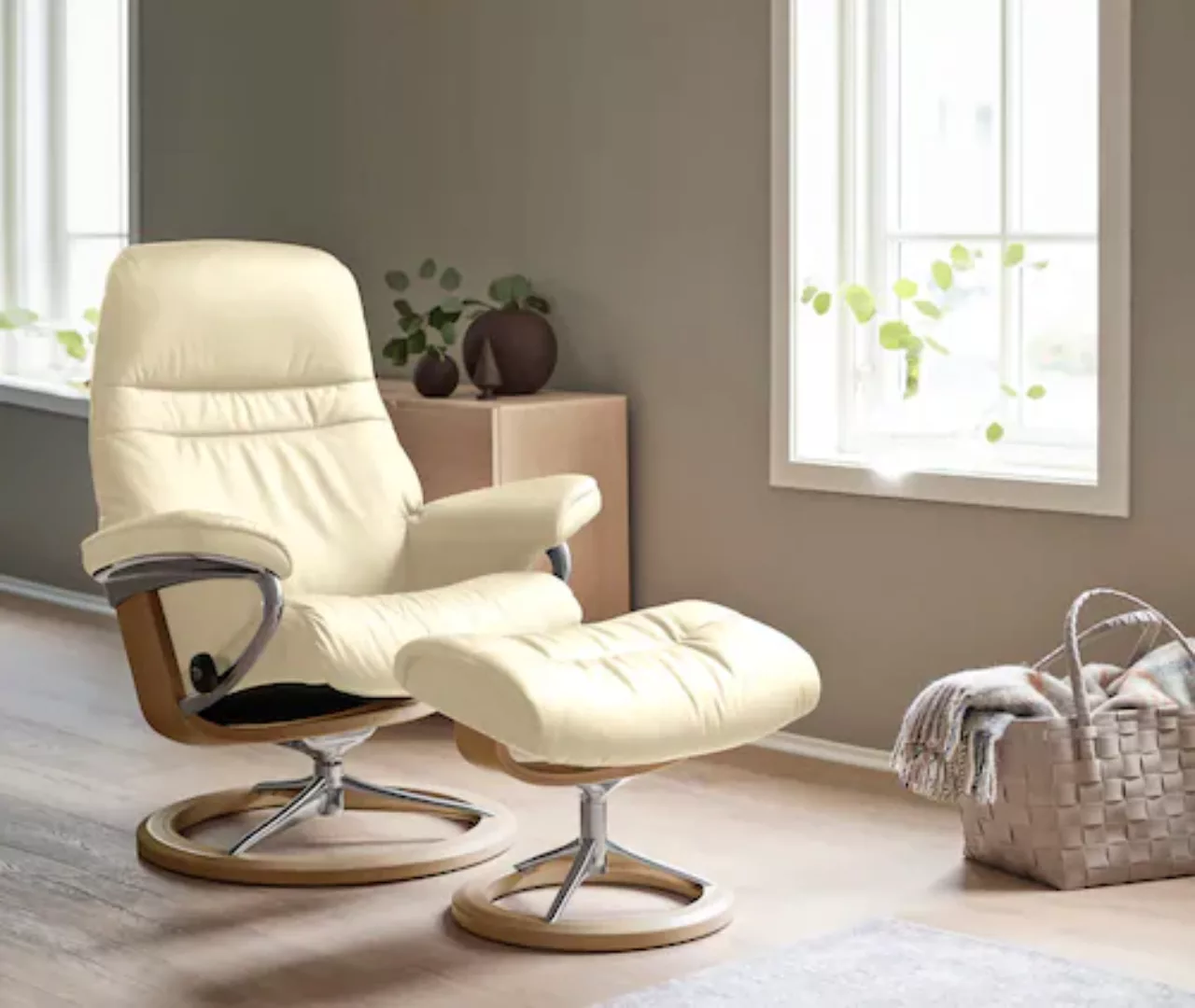 Stressless® Relaxsessel »Sunrise«, mit Signature Base, Größe L, Gestell Eic günstig online kaufen