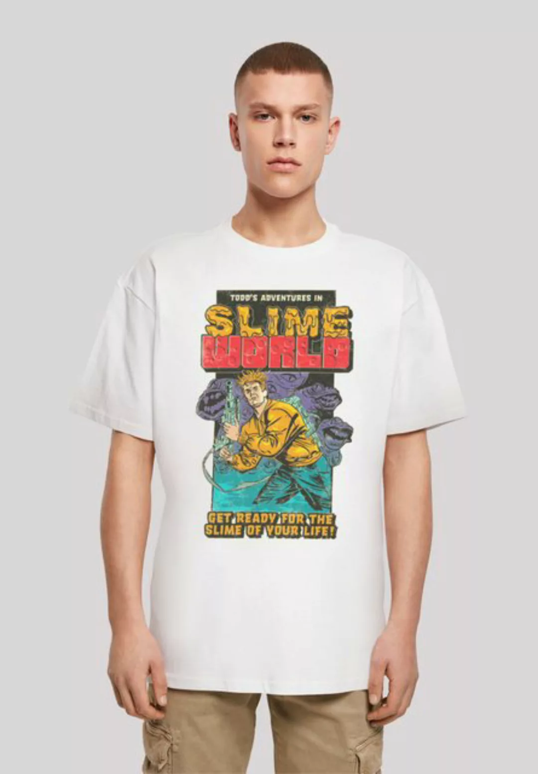 F4NT4STIC T-Shirt Retro Gaming Todd's Adventures In SlimeWorld Print günstig online kaufen