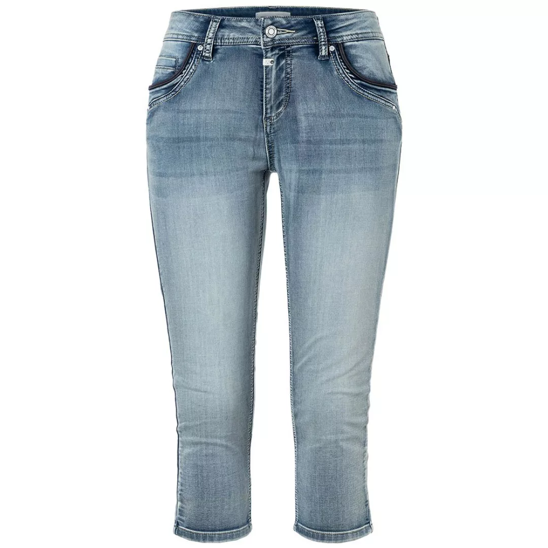 TIMEZONE 3/4 Damen Jeans TaliTZ - Slim Fit - Blau - Aqua Blue Wash günstig online kaufen