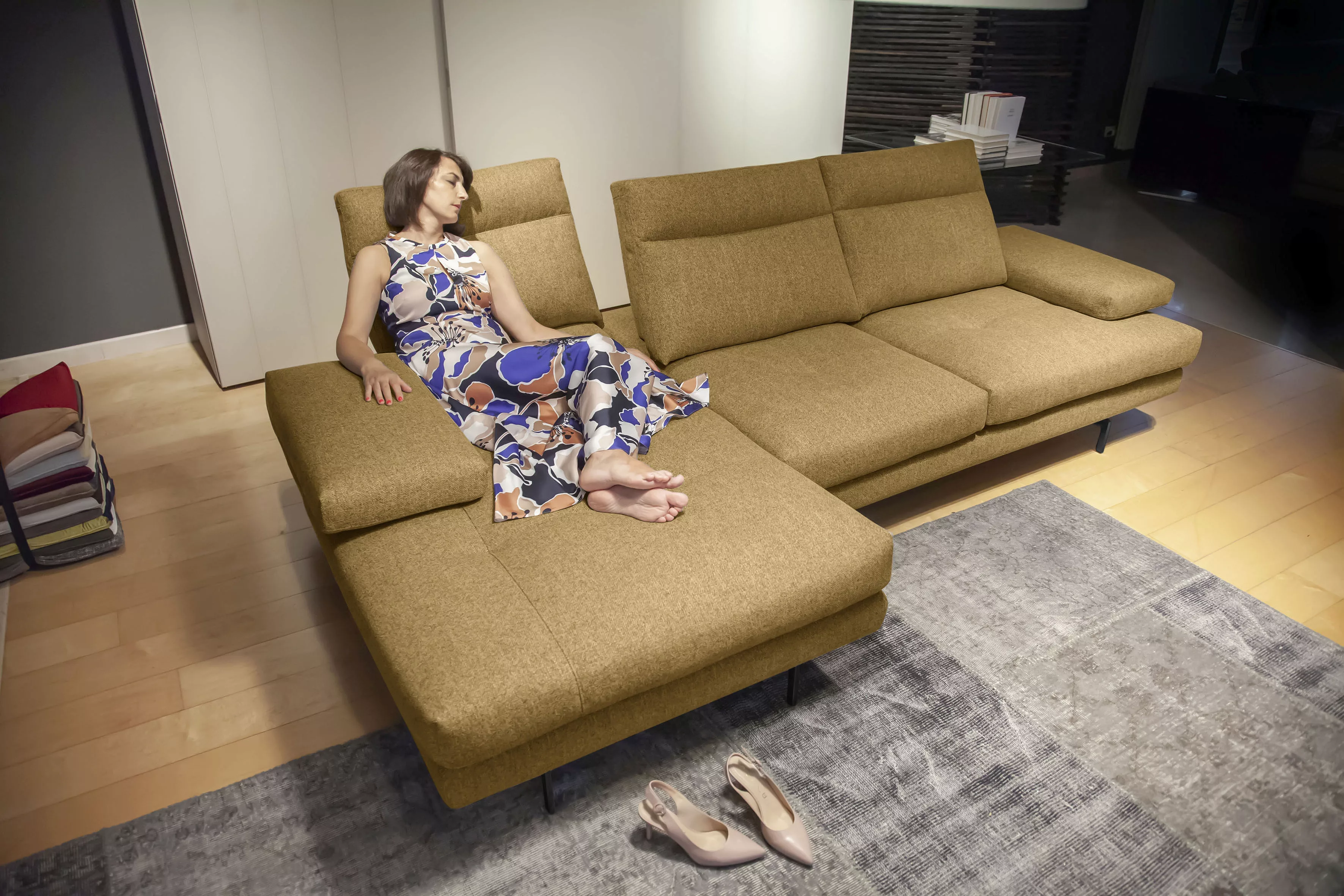 CALIA ITALIA Ecksofa "Toby Wing, Komfortsofa der Extraklasse, bequem, L-For günstig online kaufen