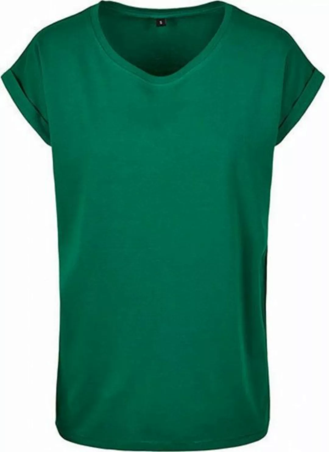 Build Your Brand Rundhalsshirt Ladies Extended Shoulder Damen T-Shirt günstig online kaufen