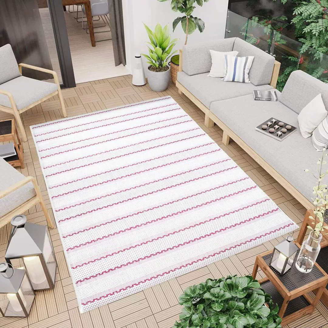 Carpet City Teppich »Outdoor 720«, rechteckig, In/- Outdoor geeignet, Geo-M günstig online kaufen