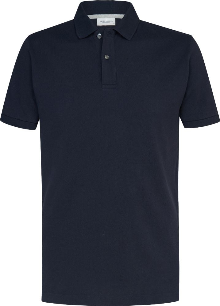 Profuomo Piqué Poloshirt Navy - Größe S günstig online kaufen