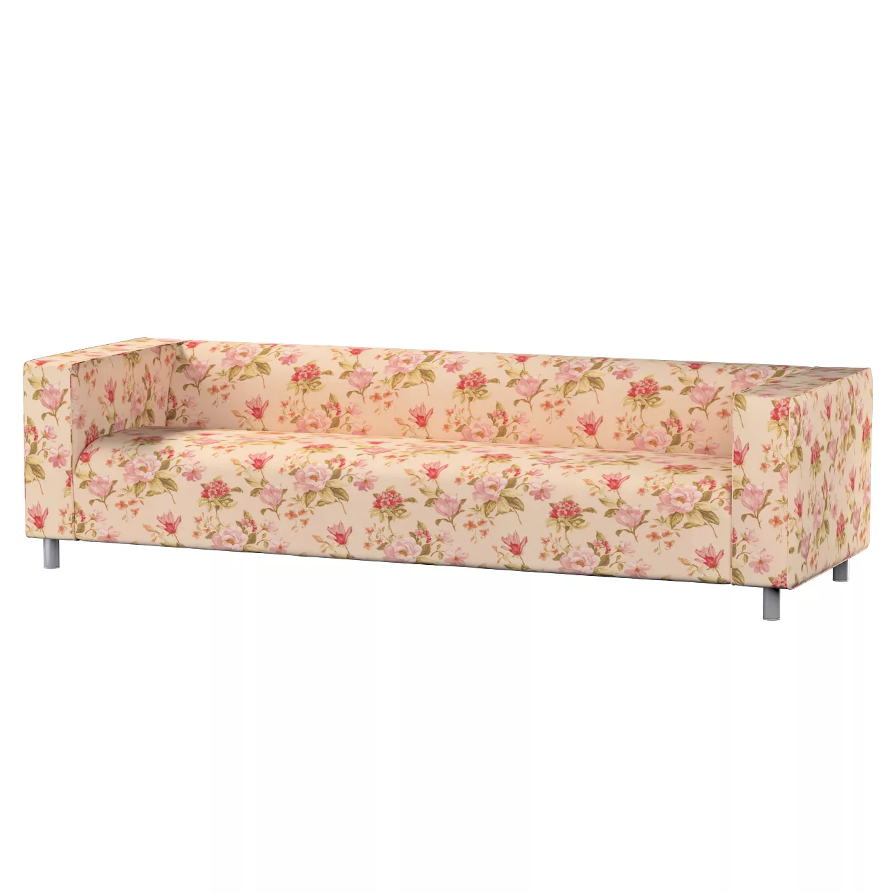 Bezug für Klippan 4-Sitzer Sofa, creme-rosa, Bezug für Klippan 4-Sitzer, Lo günstig online kaufen