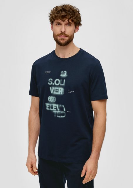 s.Oliver Kurzarmshirt T-Shirt mit Artwork Artwork günstig online kaufen