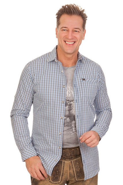 Spieth & Wensky Trachtenhemd Trachtenhemd - KANU - blau günstig online kaufen