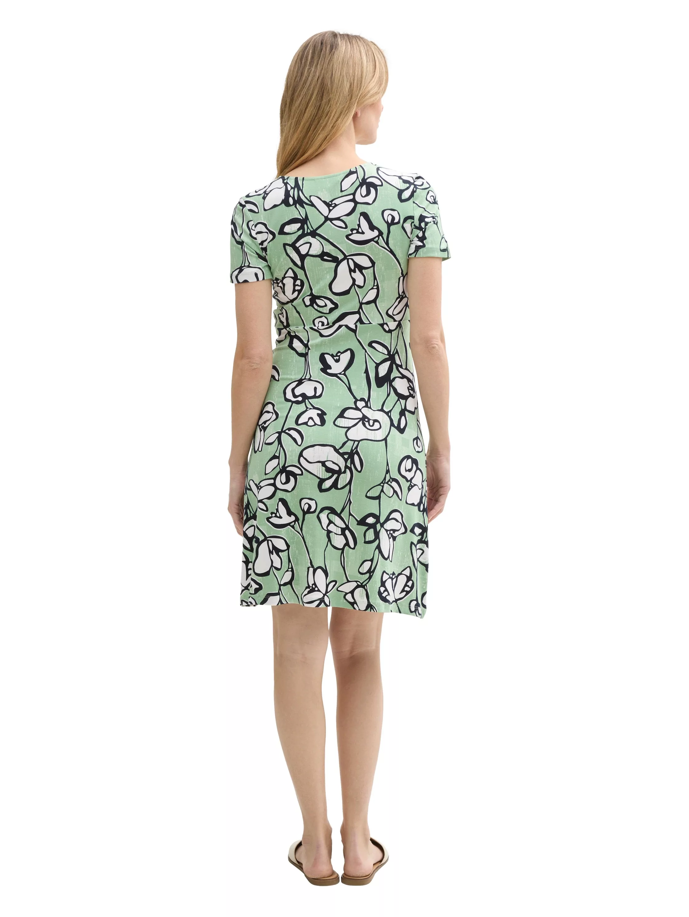 TOM TAILOR Sommerkleid, mit All-Over Print günstig online kaufen