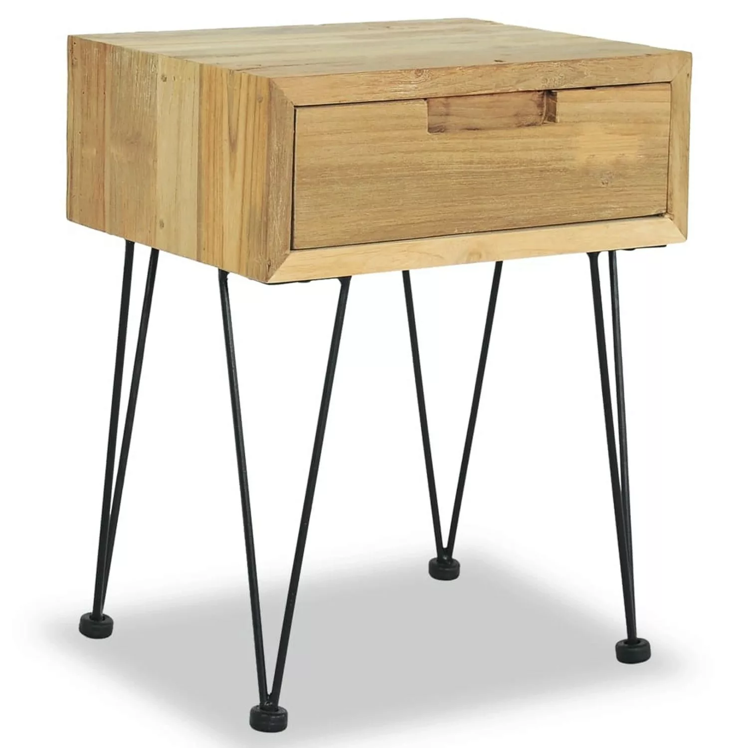 Nachttische 2 Stk. 40x30x50 Cm Teak Massivholz günstig online kaufen