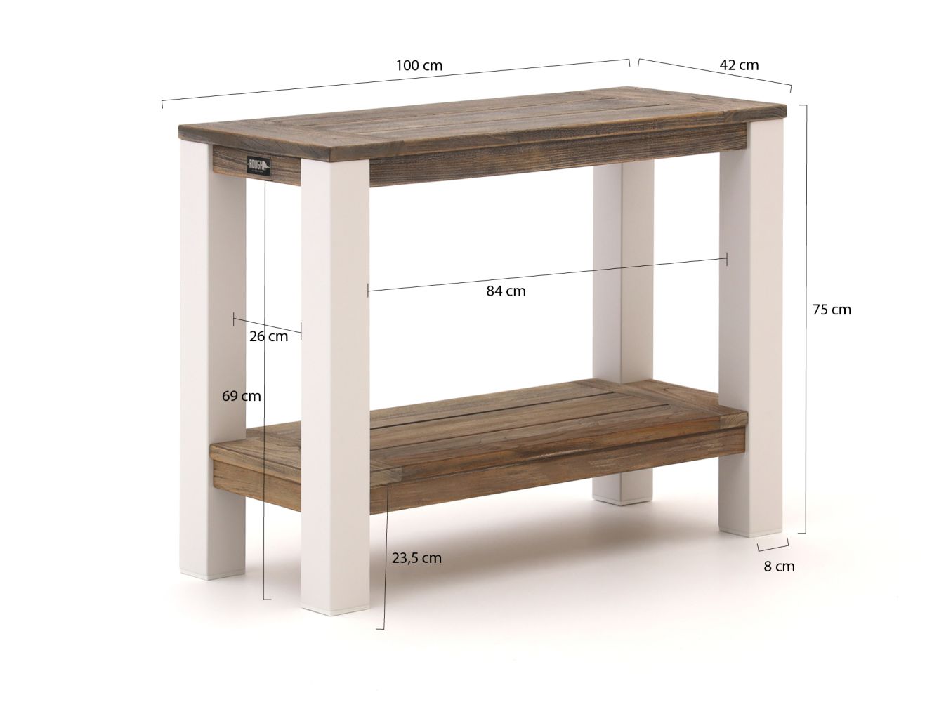 ROUGH-X Konsolentisch 100x42x75 cm günstig online kaufen