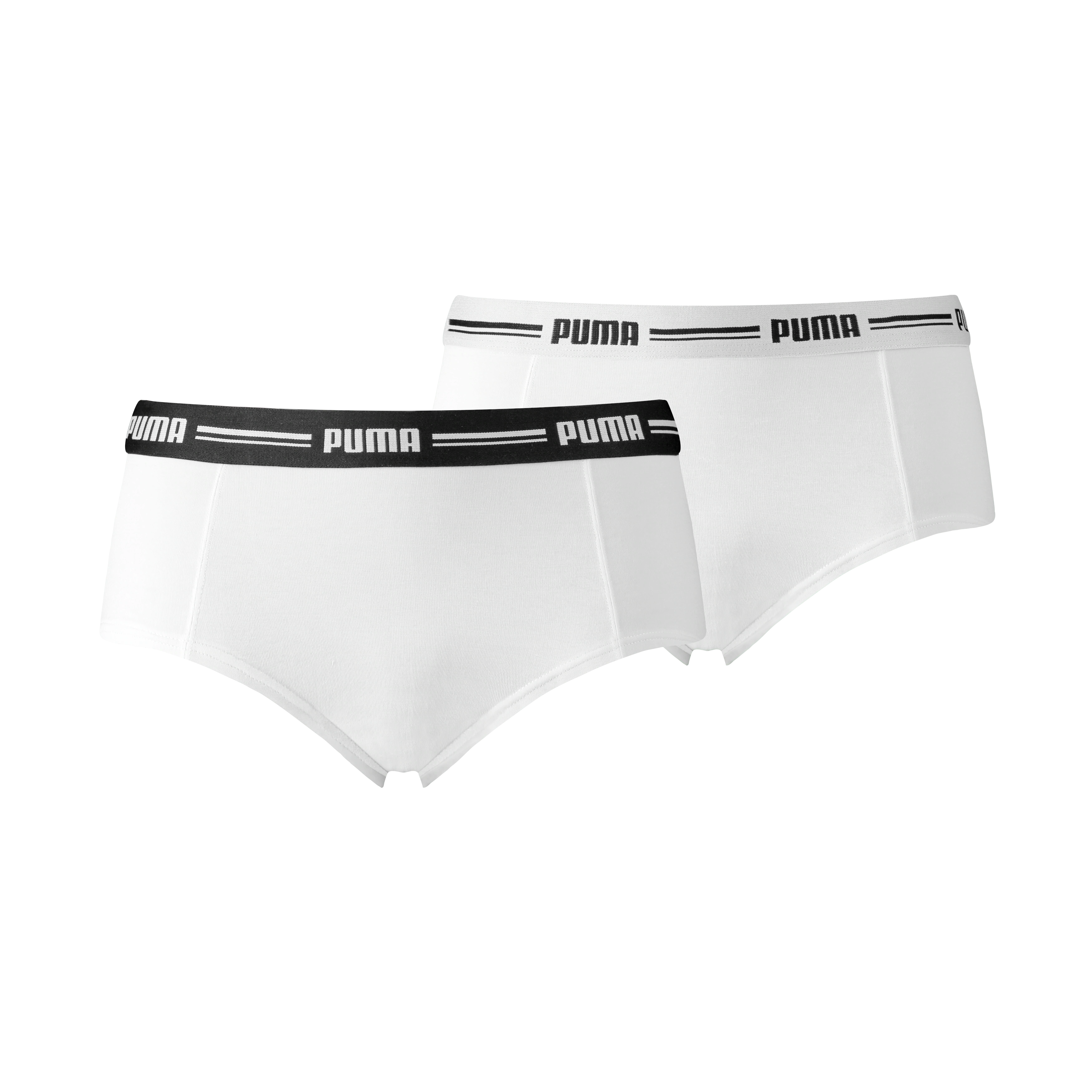 PUMA Panty "PUMA WOMEN MINI SHORT 2P PACK", (Packung, 2er Pack), mit markan günstig online kaufen