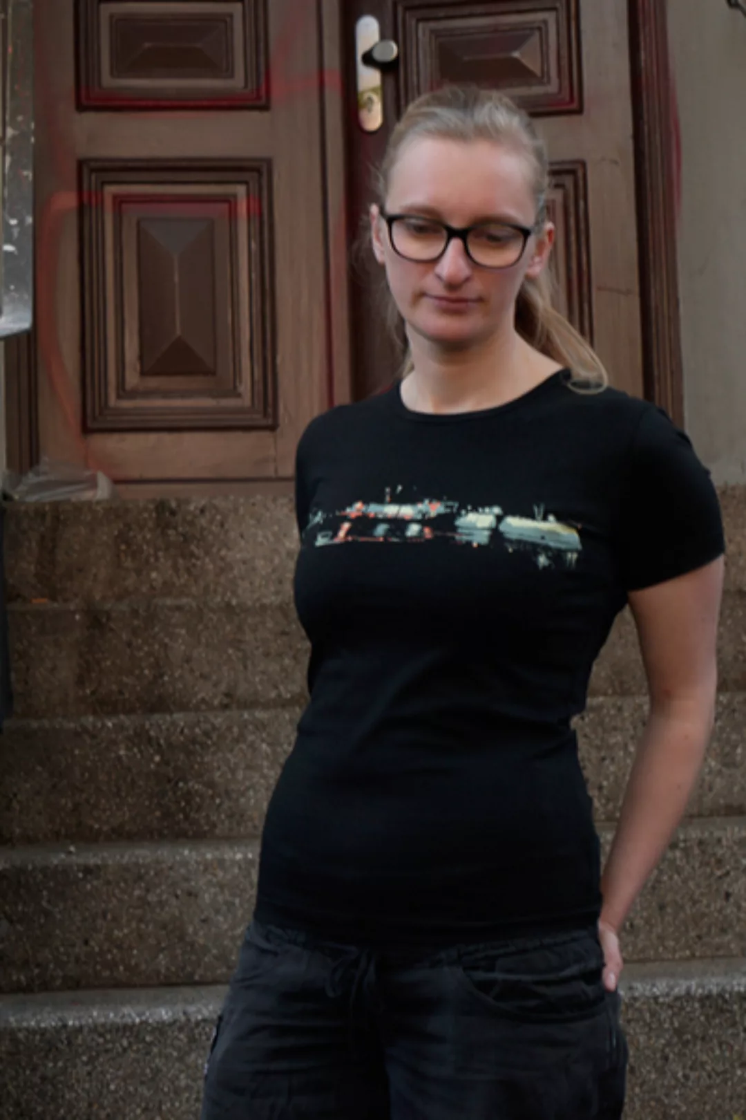 Elbe Bei Nacht Girl-t-shirt günstig online kaufen