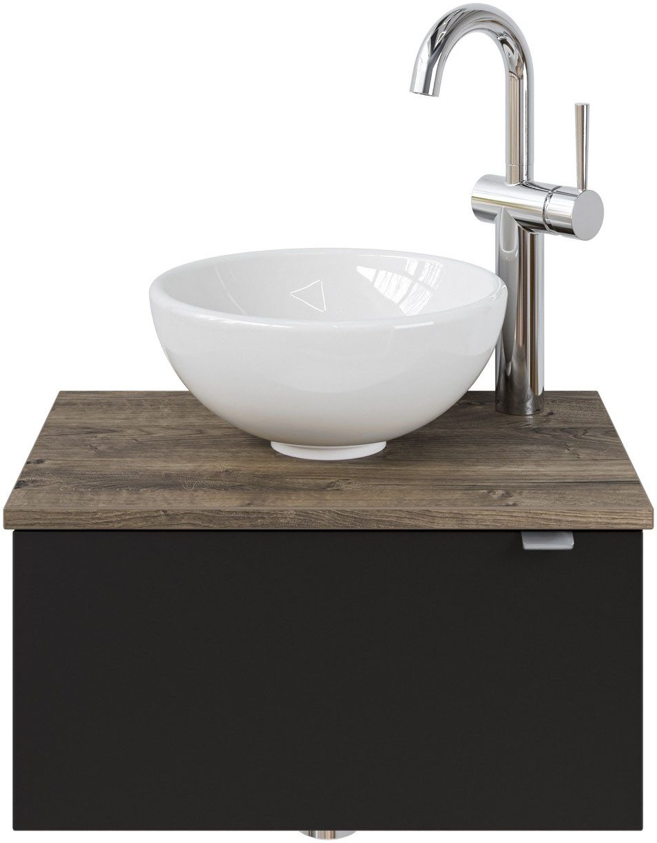 Saphir Waschtisch "Serie 6915 Waschschale mit Unterschrank für Gästebad, Gä günstig online kaufen