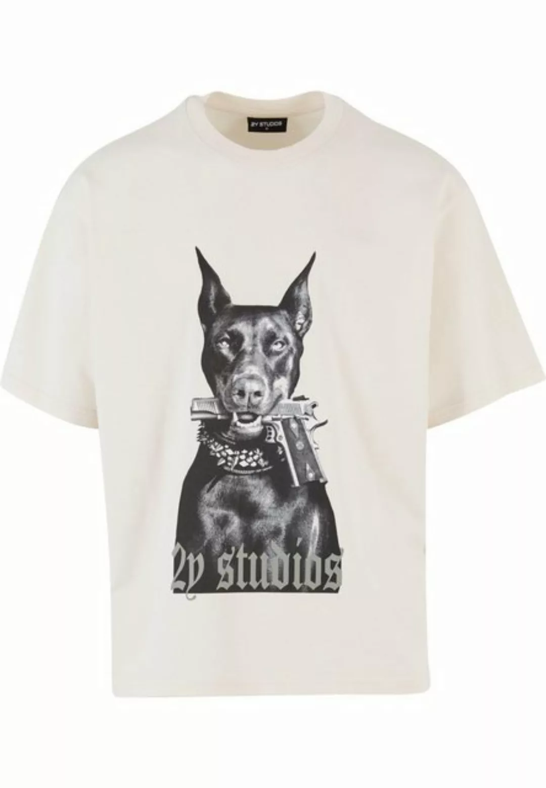 2Y Studios T-Shirt 2Y Studios Herren Doberman Oversize Tee (1-tlg) günstig online kaufen