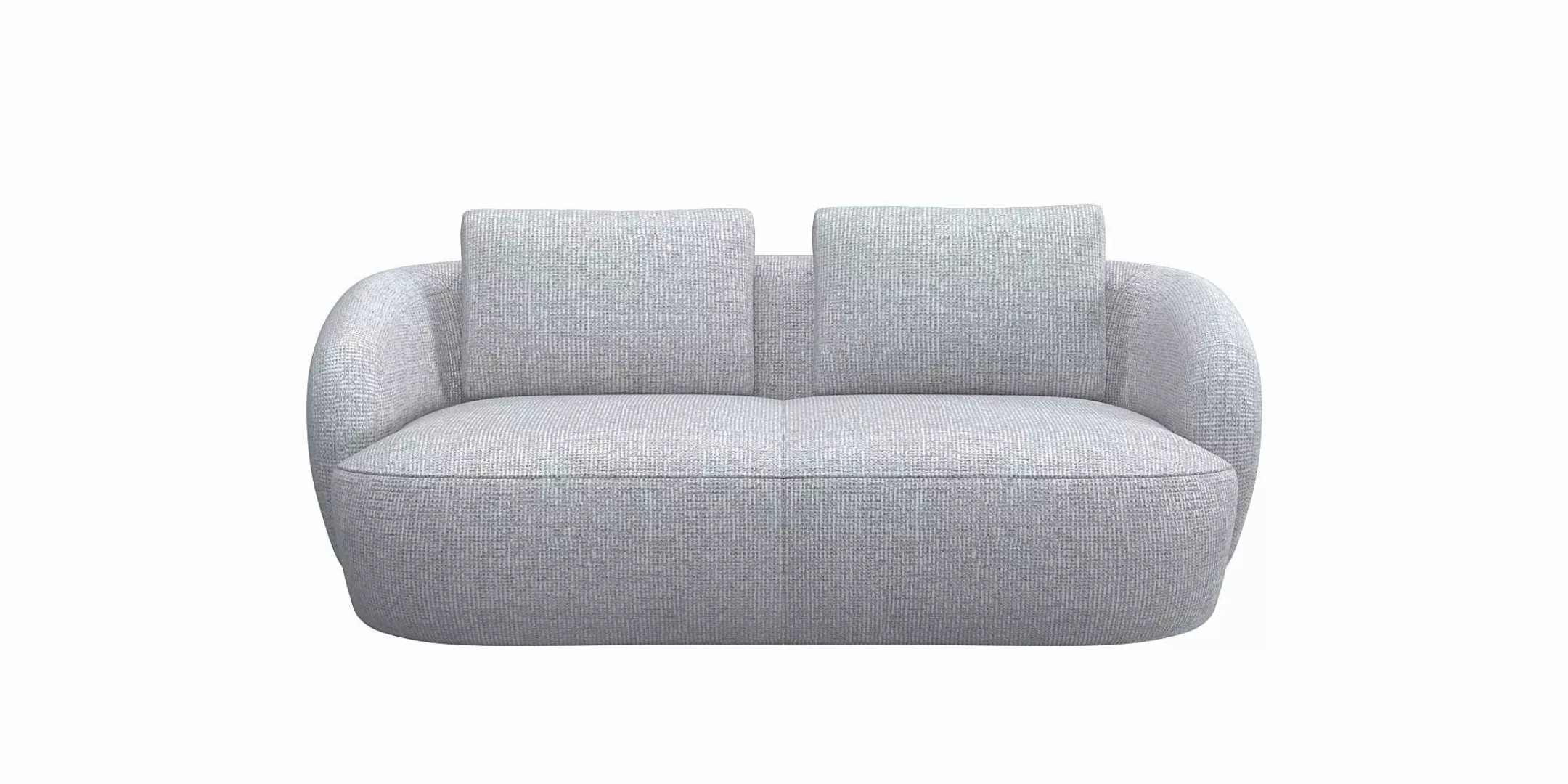 FLEXLUX 2,5-Sitzer »Torino, rund, Couch, Loveseat,«, Modernes, organisches günstig online kaufen