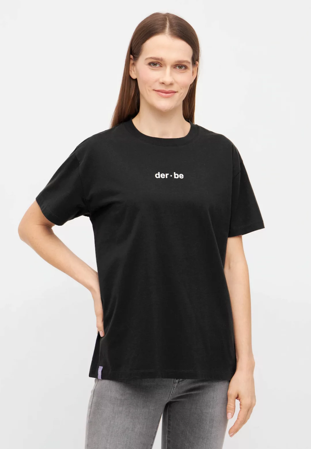 Derbe T-Shirt "Derbe Bedeutung", Rückenprint, Nachhaltig, Organic Cotton, o günstig online kaufen