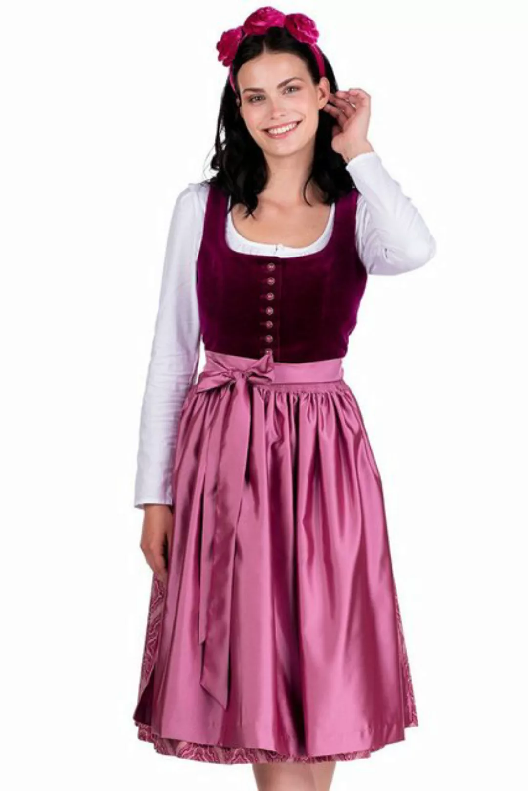 Hammerschmid Dirndl Samt Dirndl 2tlg. - KOFLERSEE - cyclam/rosa günstig online kaufen