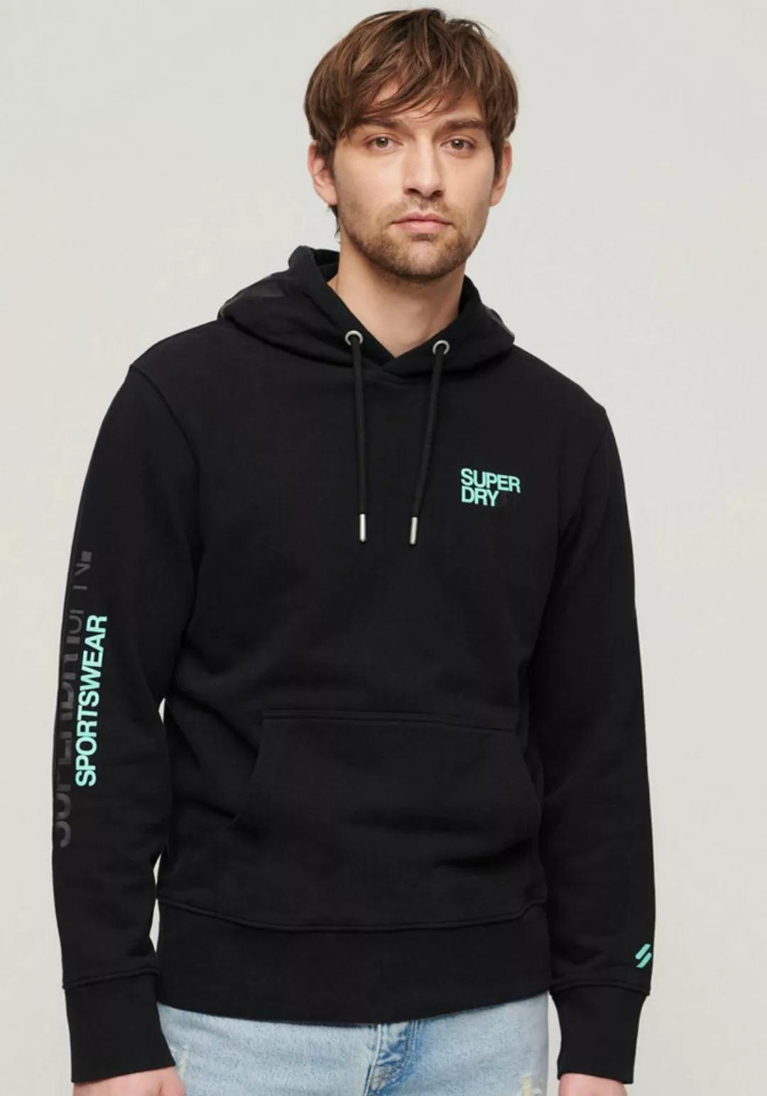 Superdry Hoodie SD-SPORTSWEAR LOGO LOOSE HOOD günstig online kaufen