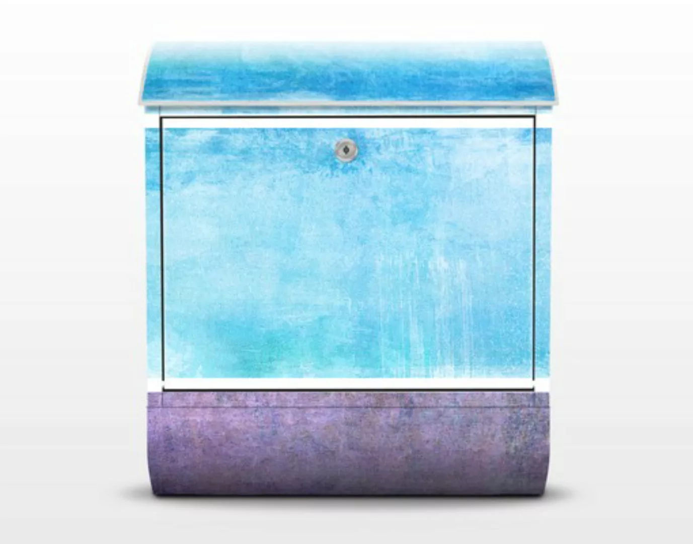 Briefkasten Muster & Textur Colour Harmony Blue günstig online kaufen