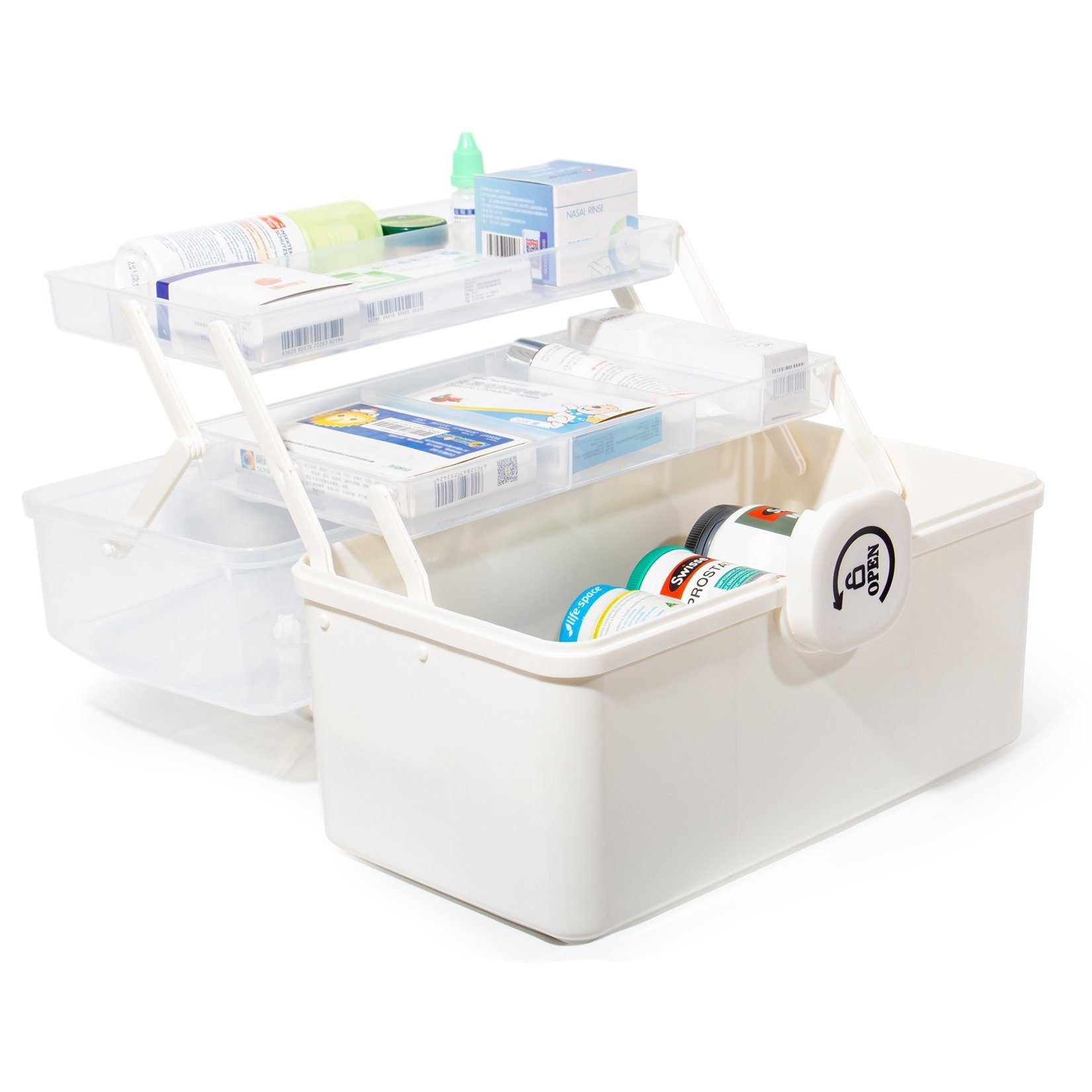 Zedelmaier Aufbewahrungsbox Medikamenten Aufbewahrung Medizinbox Apothekenb günstig online kaufen