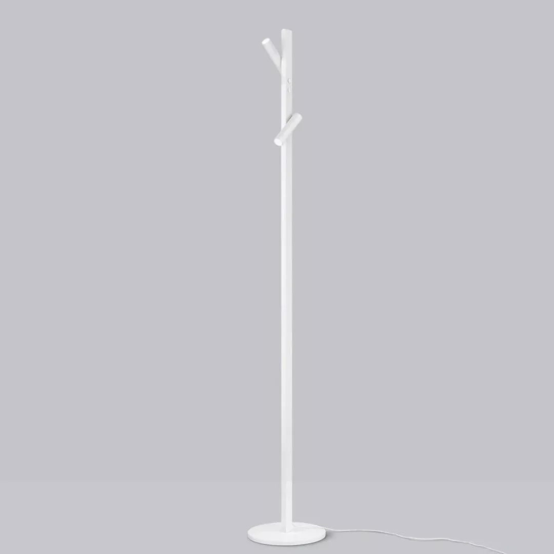 LED Stehleuchte Coni in Weiß-matt 2x 9W 1780lm günstig online kaufen