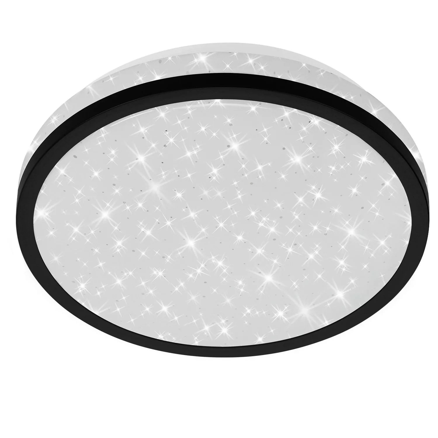 home24 LED-Deckenleuchte  Nigra günstig online kaufen