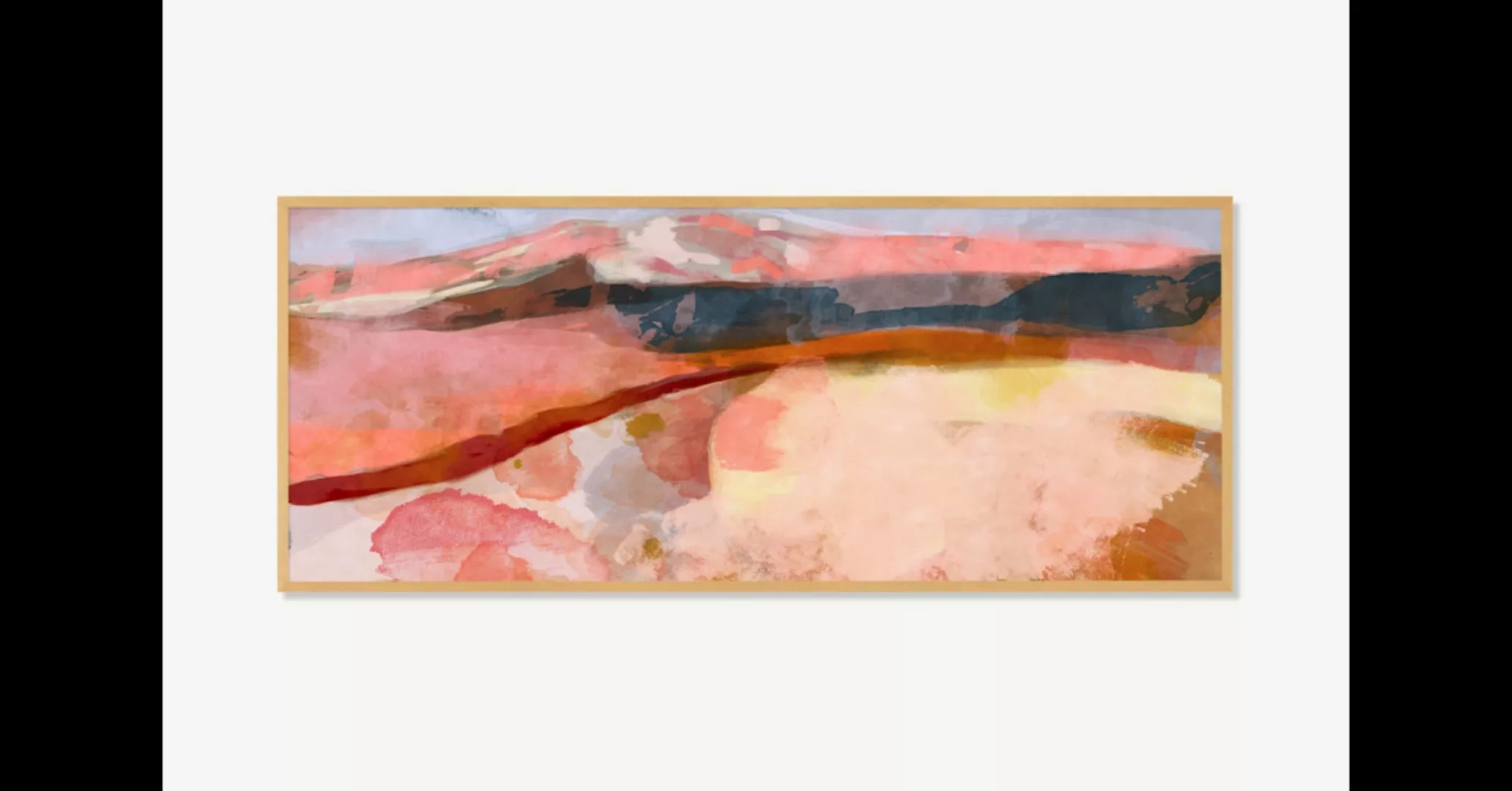 Desert Sun, gerahmter Kunstdruck von Ana Rut Bre (40 x 100 cm) - MADE.com günstig online kaufen