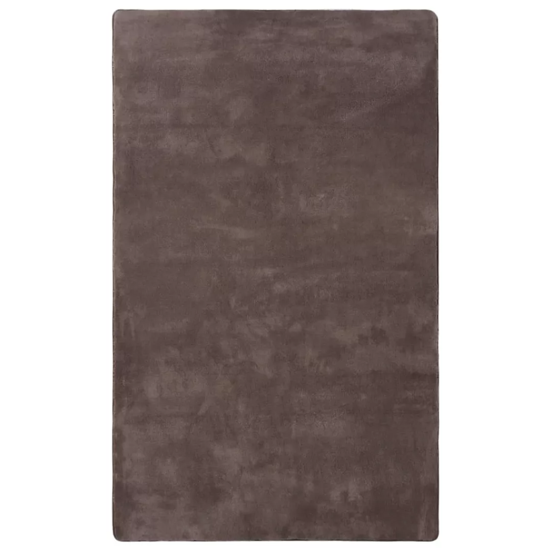 Hochflor-teppich Taupe 270x180 Cm günstig online kaufen