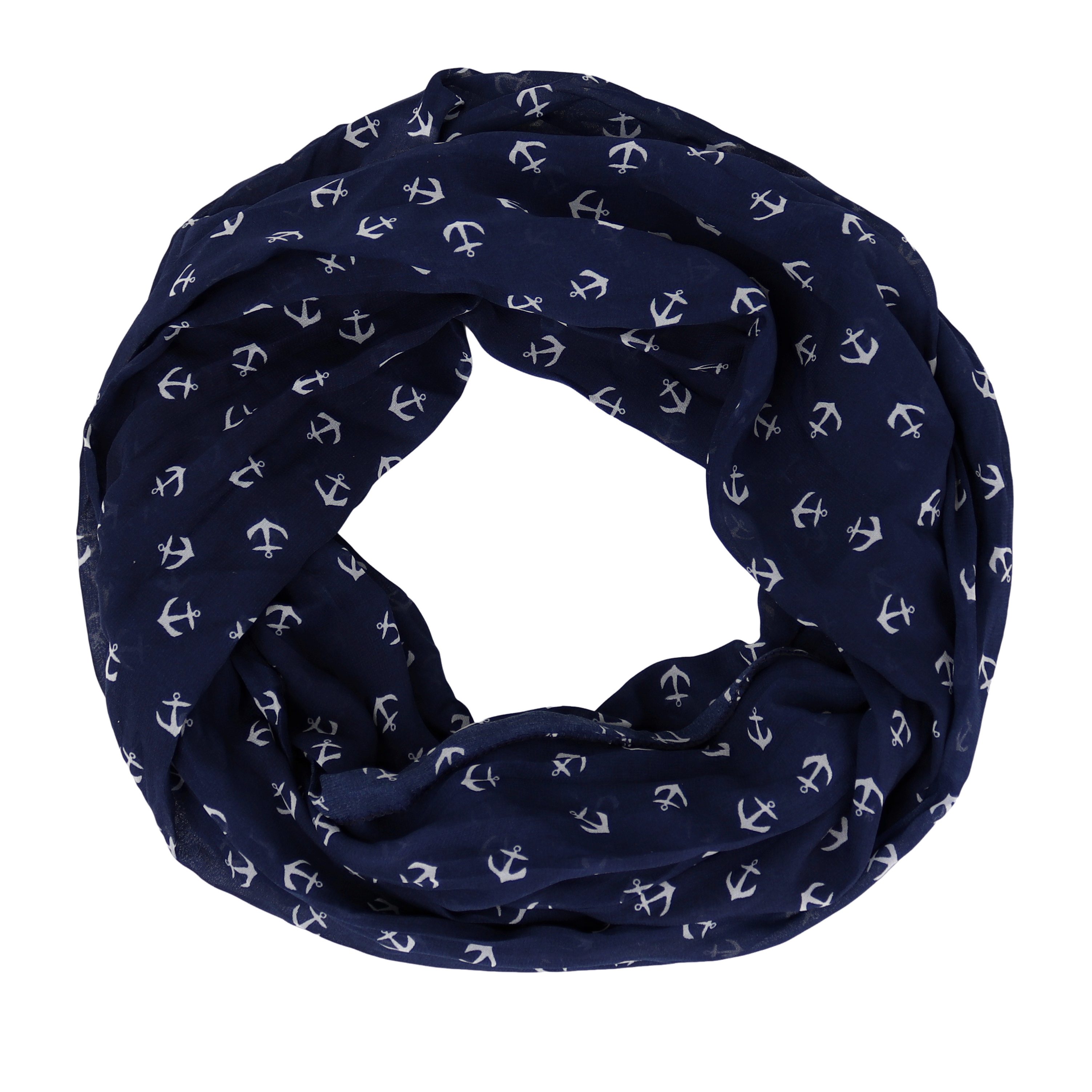 MIRROSI Loop Damen Schal mit Anker-Muster günstig online kaufen