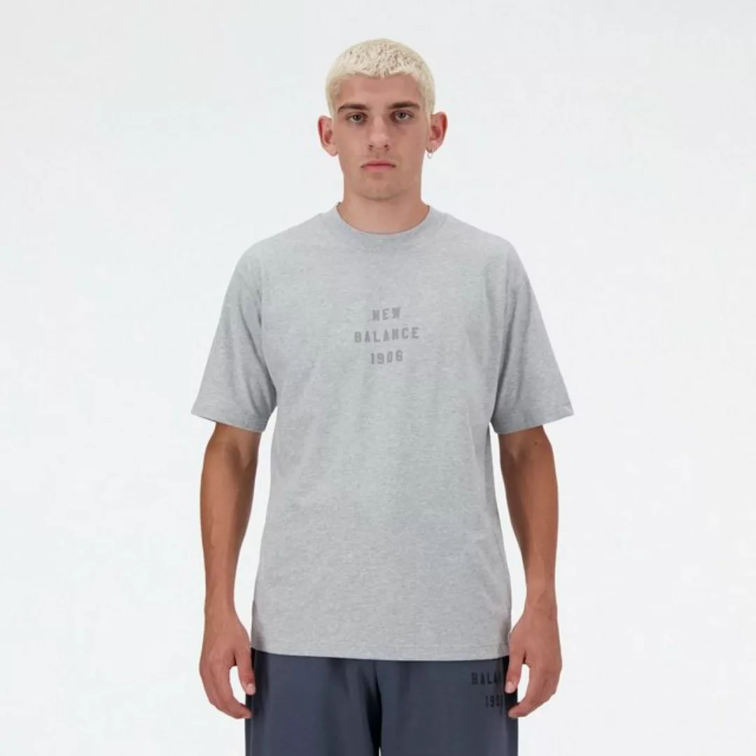 New Balance Kurzarmshirt Mens Lifestyle T-Shirt ATHLGREY AG günstig online kaufen