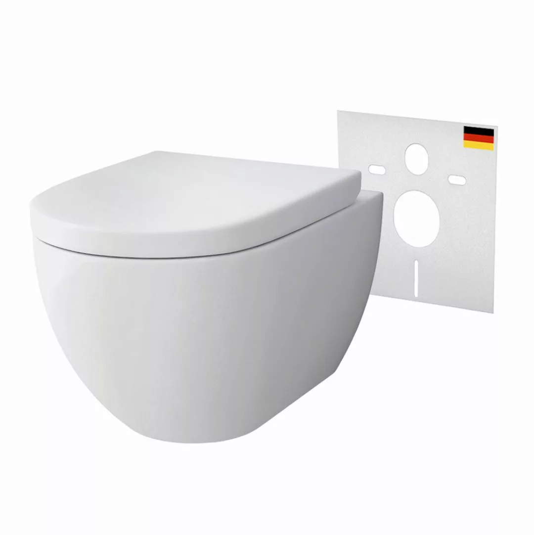 Alpenberger Tiefspül-WC Dusch WC mit WC günstig online kaufen