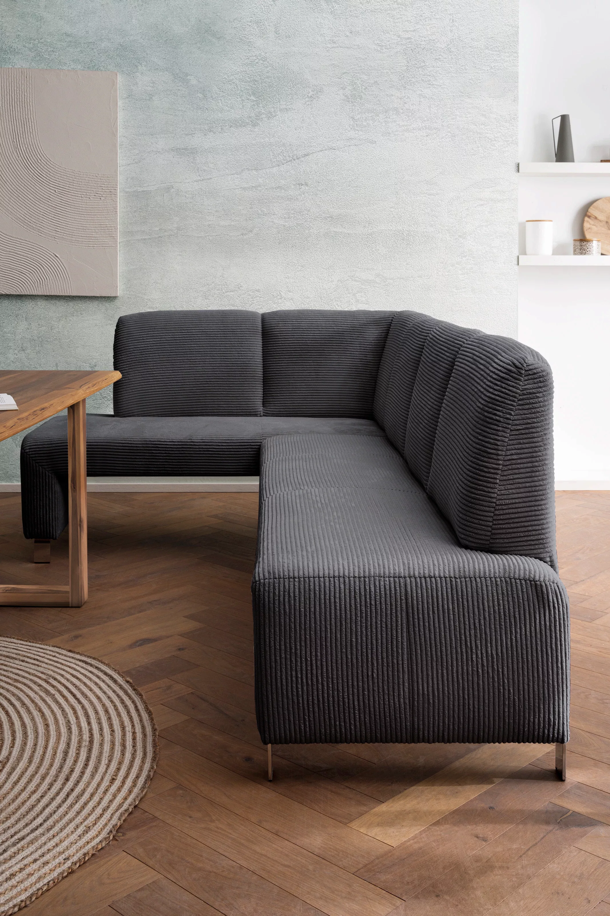 exxpo - sofa fashion Eckbank "Intenso, modern, wahlweise in Leder oder Text günstig online kaufen