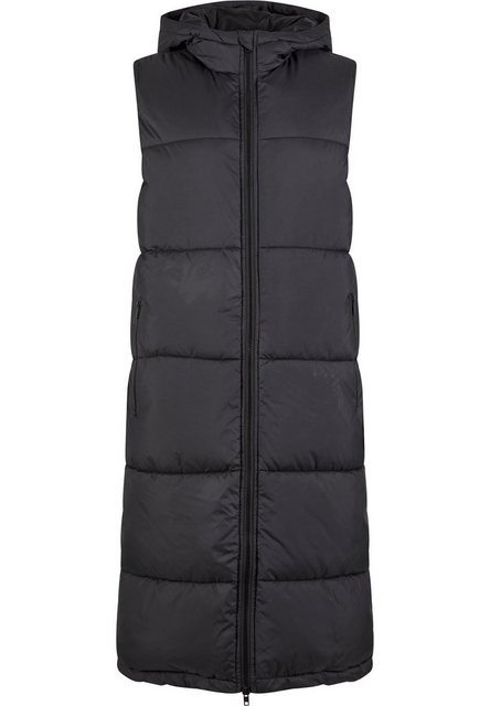 URBAN CLASSICS Steppweste Urban Classics Ladies Long Hooded Puffer Vest günstig online kaufen