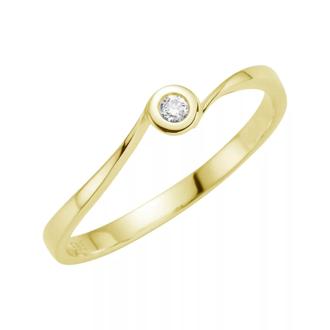 Orolino Fingerring "585 Gold Brillant 0,07ct." günstig online kaufen