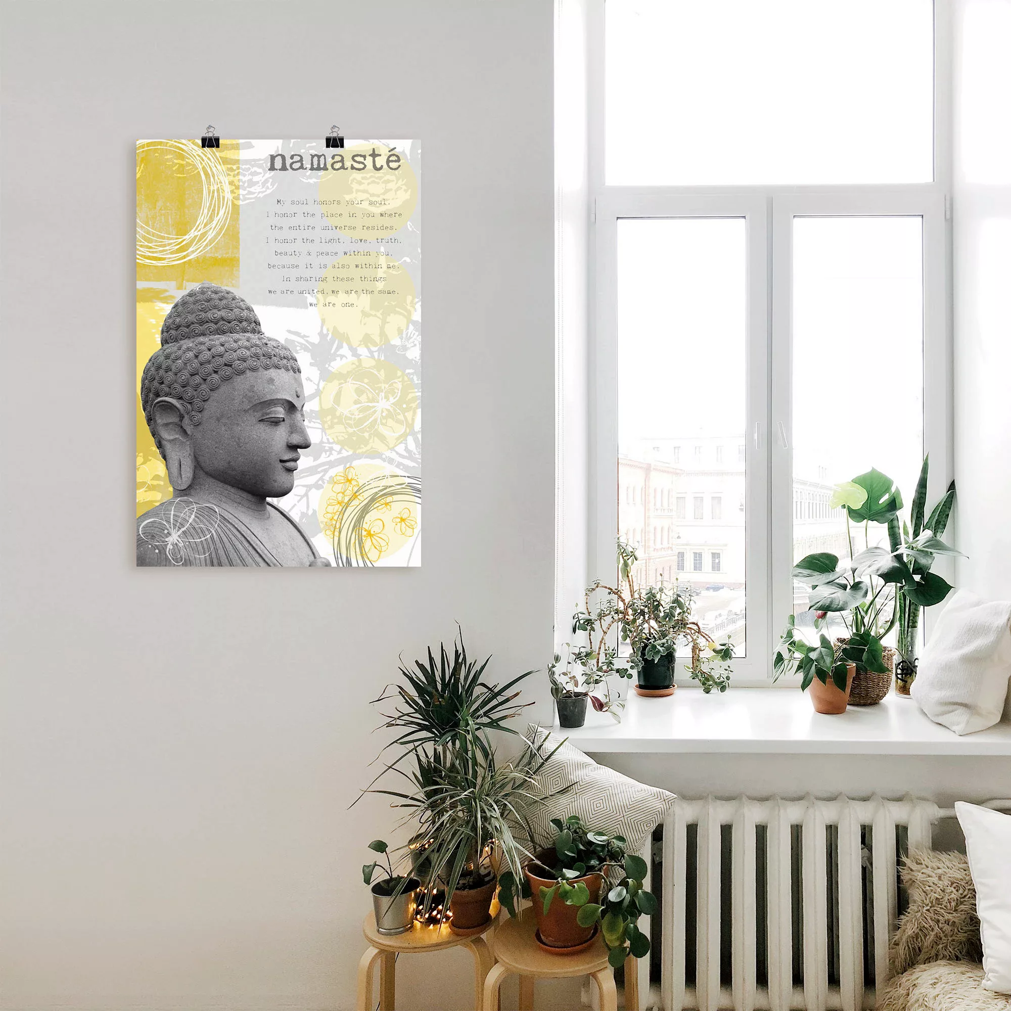 Artland Wandbild "Buddha I", Religion, (1 St.) günstig online kaufen