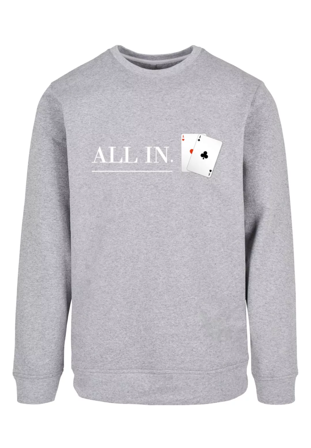 F4NT4STIC Kapuzenpullover "Poker All In Karten", Print günstig online kaufen