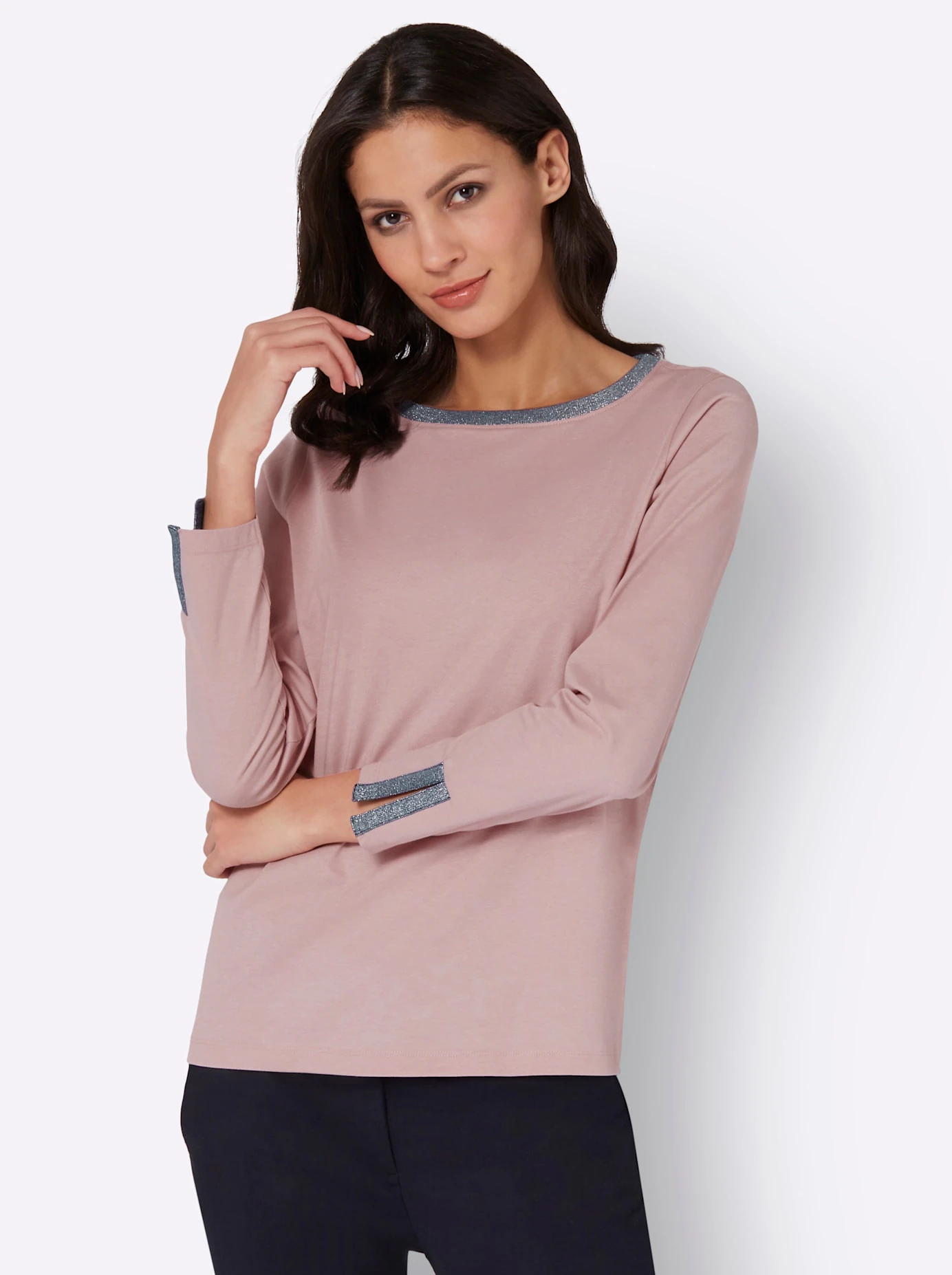 Classic Basics Langarmshirt "U-Boot-Shirt", (1 tlg.) günstig online kaufen