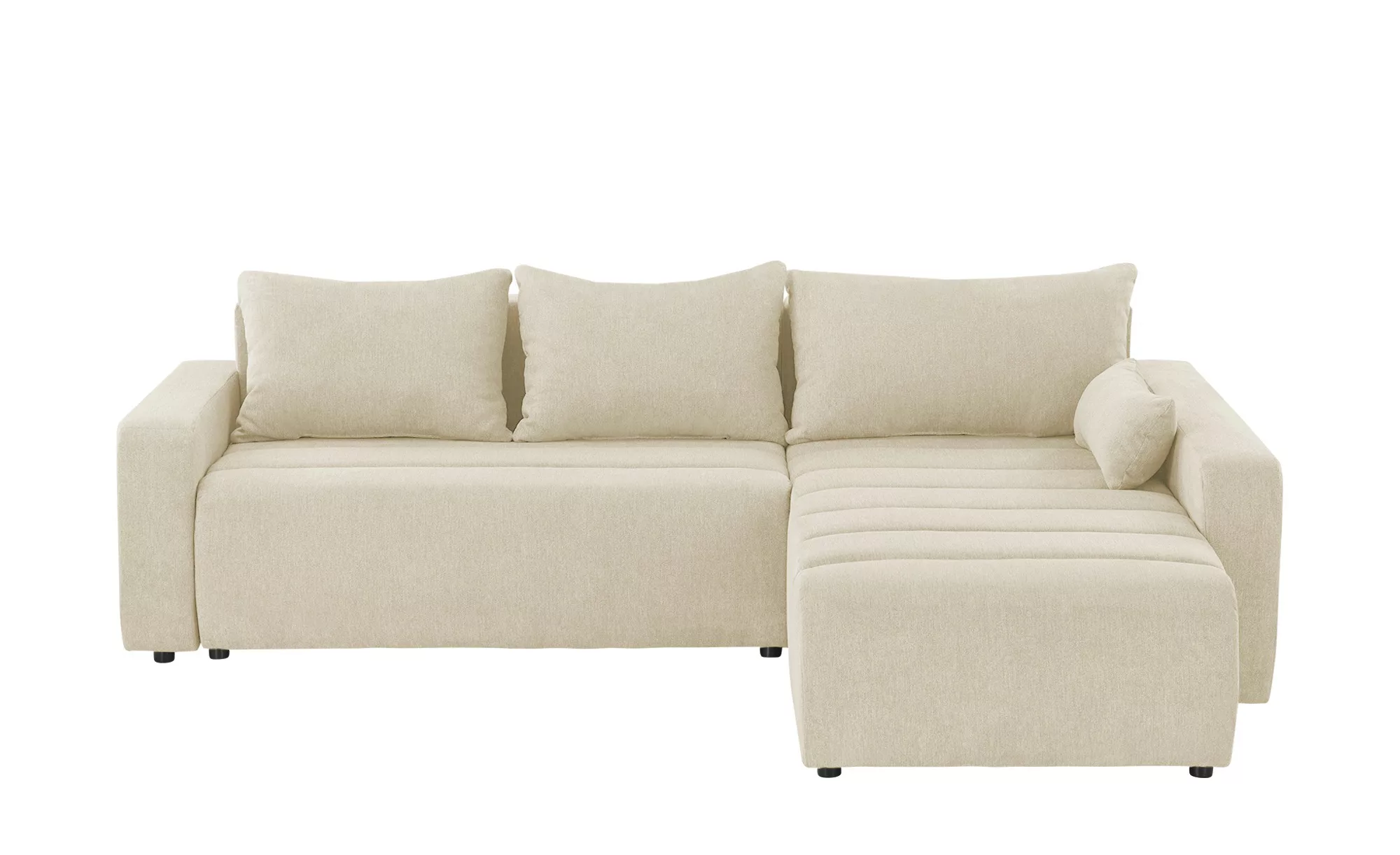 smart Ecksofa  Fania ¦ beige ¦ Maße (cm): B: 257 H: 72 T: 208 Polstermöbel günstig online kaufen