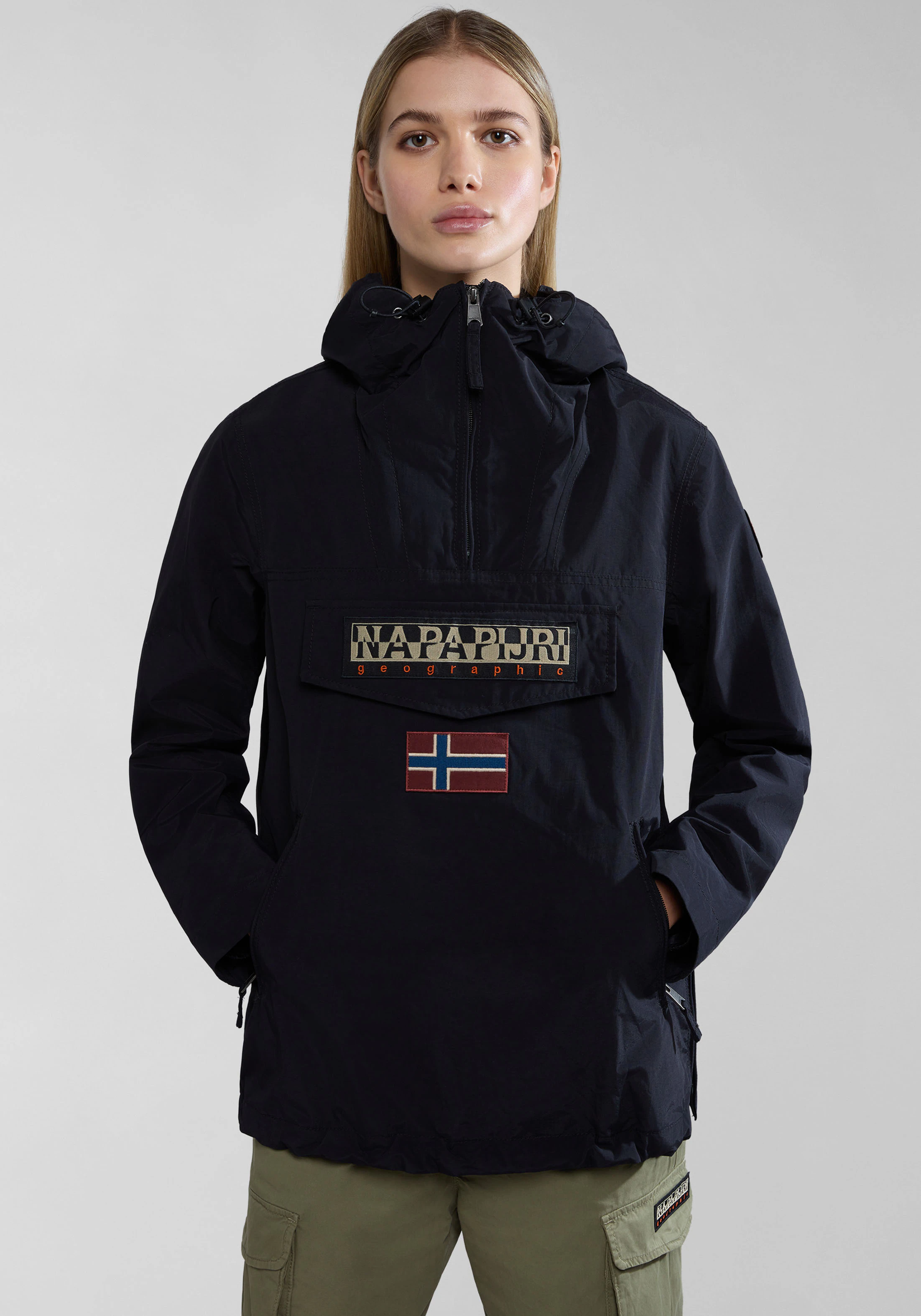 Napapijri Funktionsjacke "RAINFOREST S W PKT 3 041 BLACK", mit Kapuze, Mark günstig online kaufen