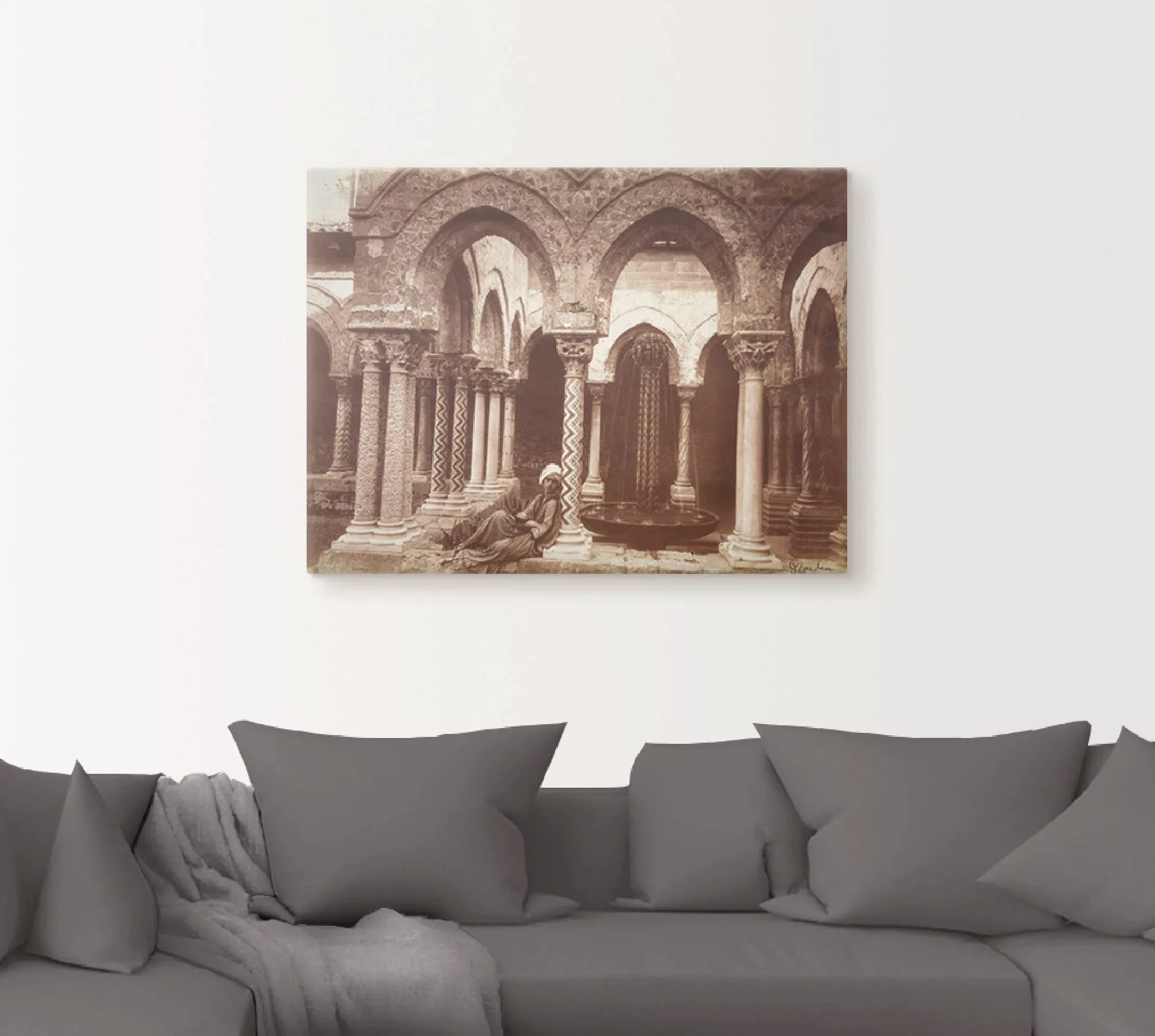 Artland Wandbild "Jüngling in arabischer Tracht", Architektonische Elemente günstig online kaufen