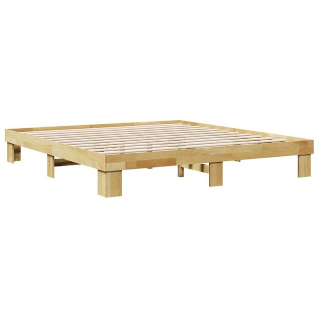 vidaXL Bett Massivholzbett ohne Matratze 180x200 cm Eichenholz günstig online kaufen