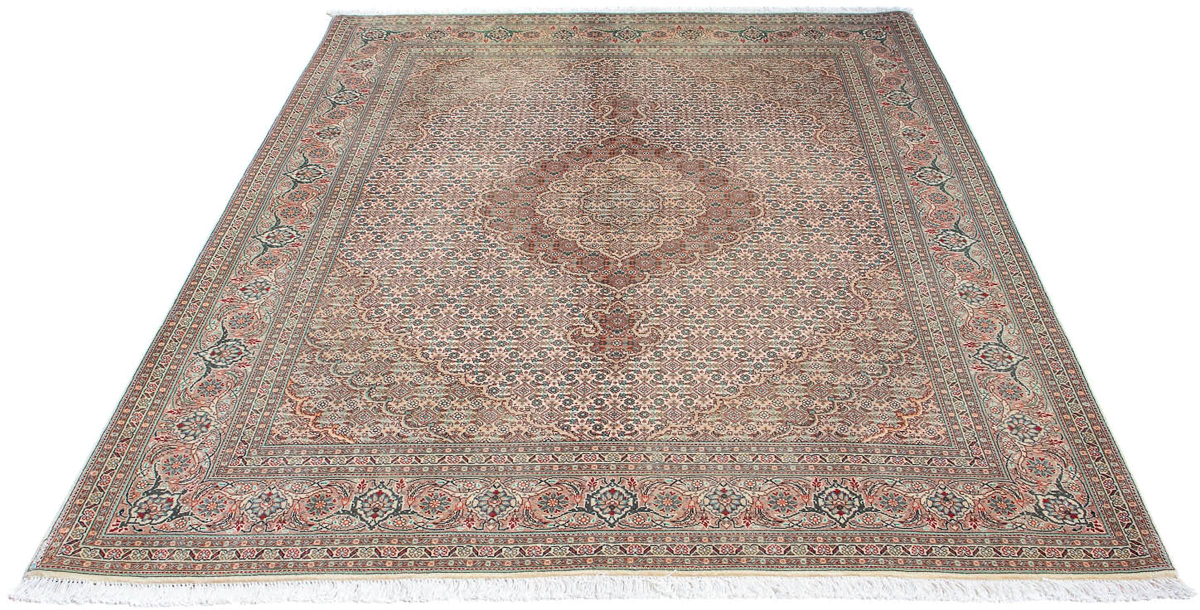 morgenland Orientteppich »Perser - Täbriz - 195 x 149 cm - beige«, rechteck günstig online kaufen