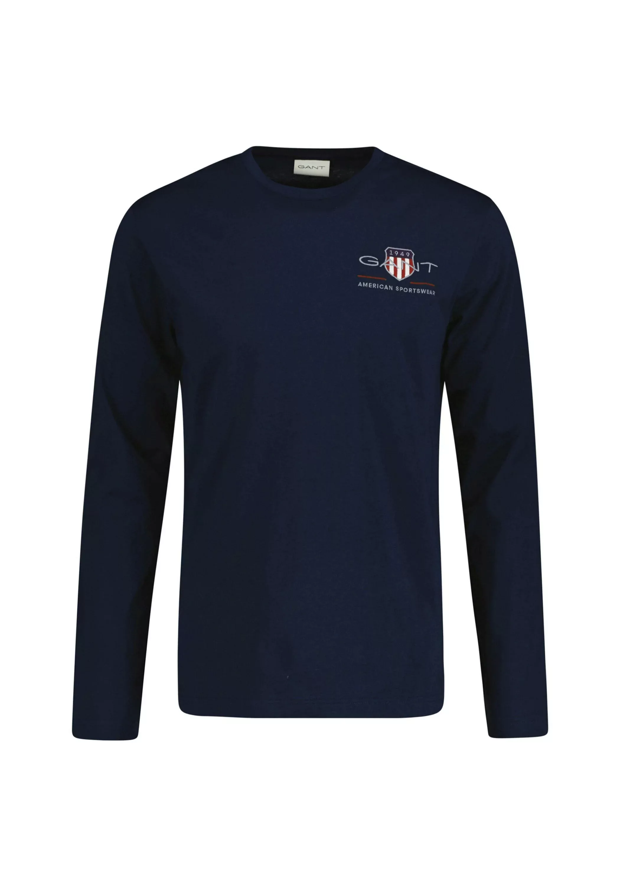 Gant Langarmshirt "REG MEDIUM ARCHIVE SHIELD LS T", mit Print auf der Brust günstig online kaufen