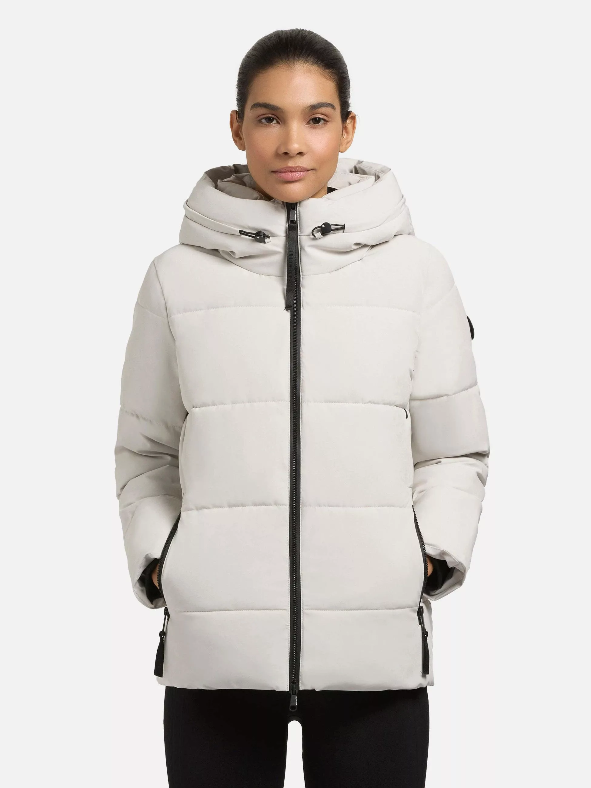 khujo Steppjacke "Fanc2-YM", mit Kapuze, Kurze gesteppte Damen Winterjacke günstig online kaufen