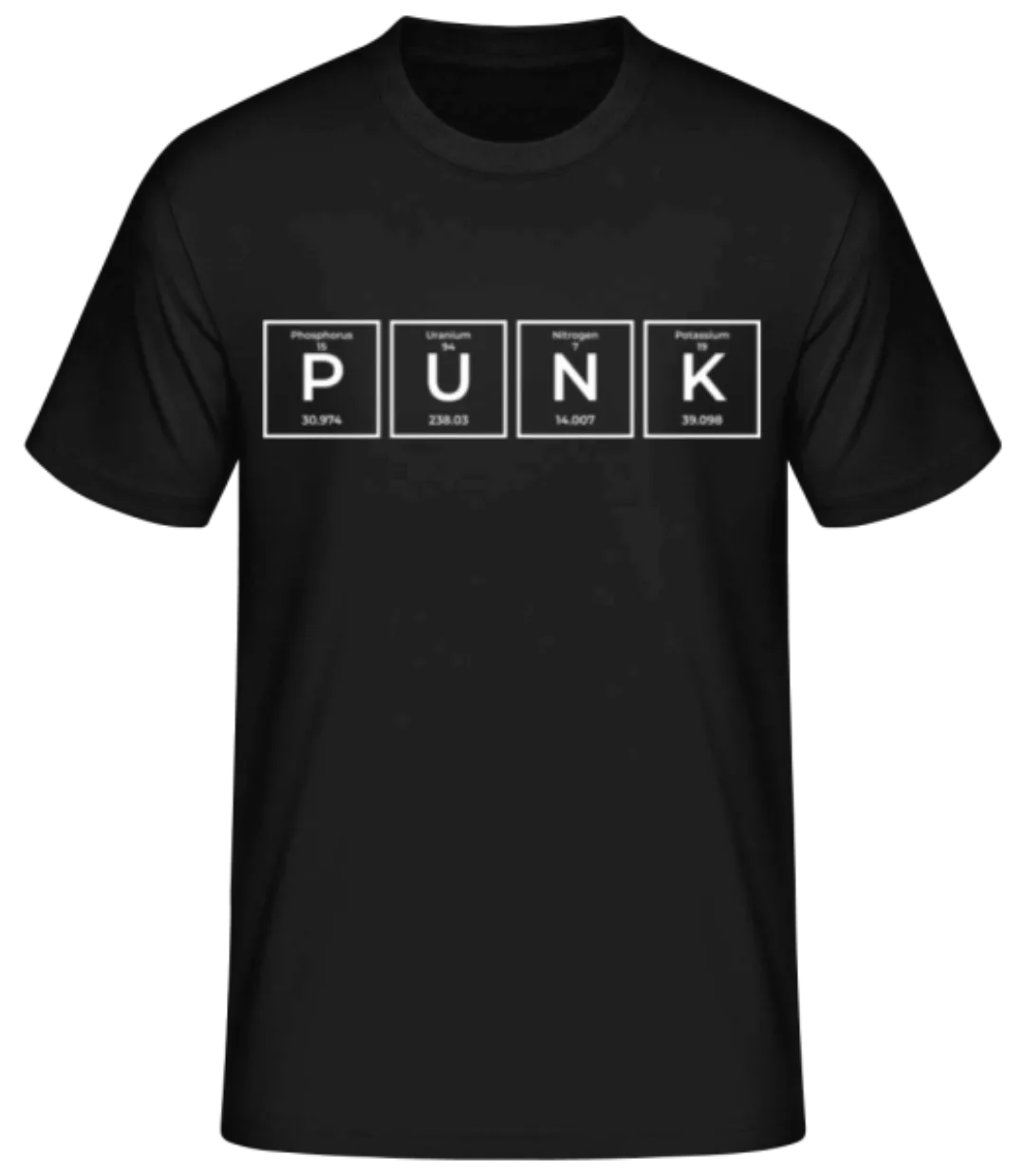 Punk Periodic Table · Männer Basic T-Shirt günstig online kaufen