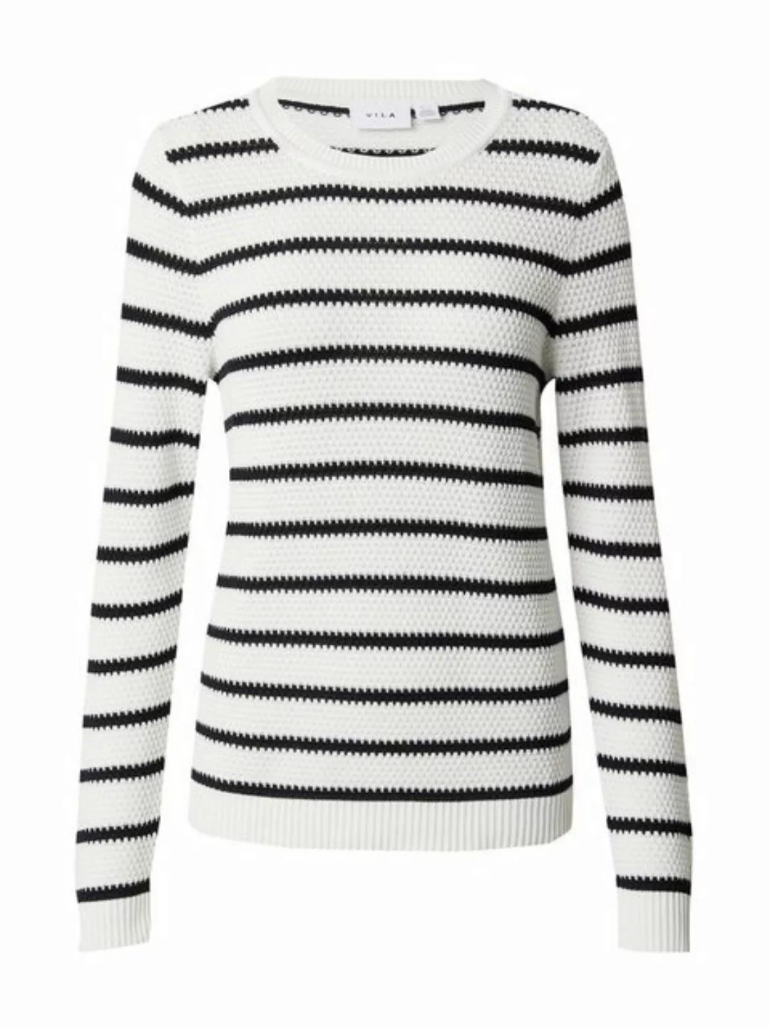 Vila Rundhalspullover VIDALO O-NECK L/S STRIPE KNIT TOP- NOOS günstig online kaufen