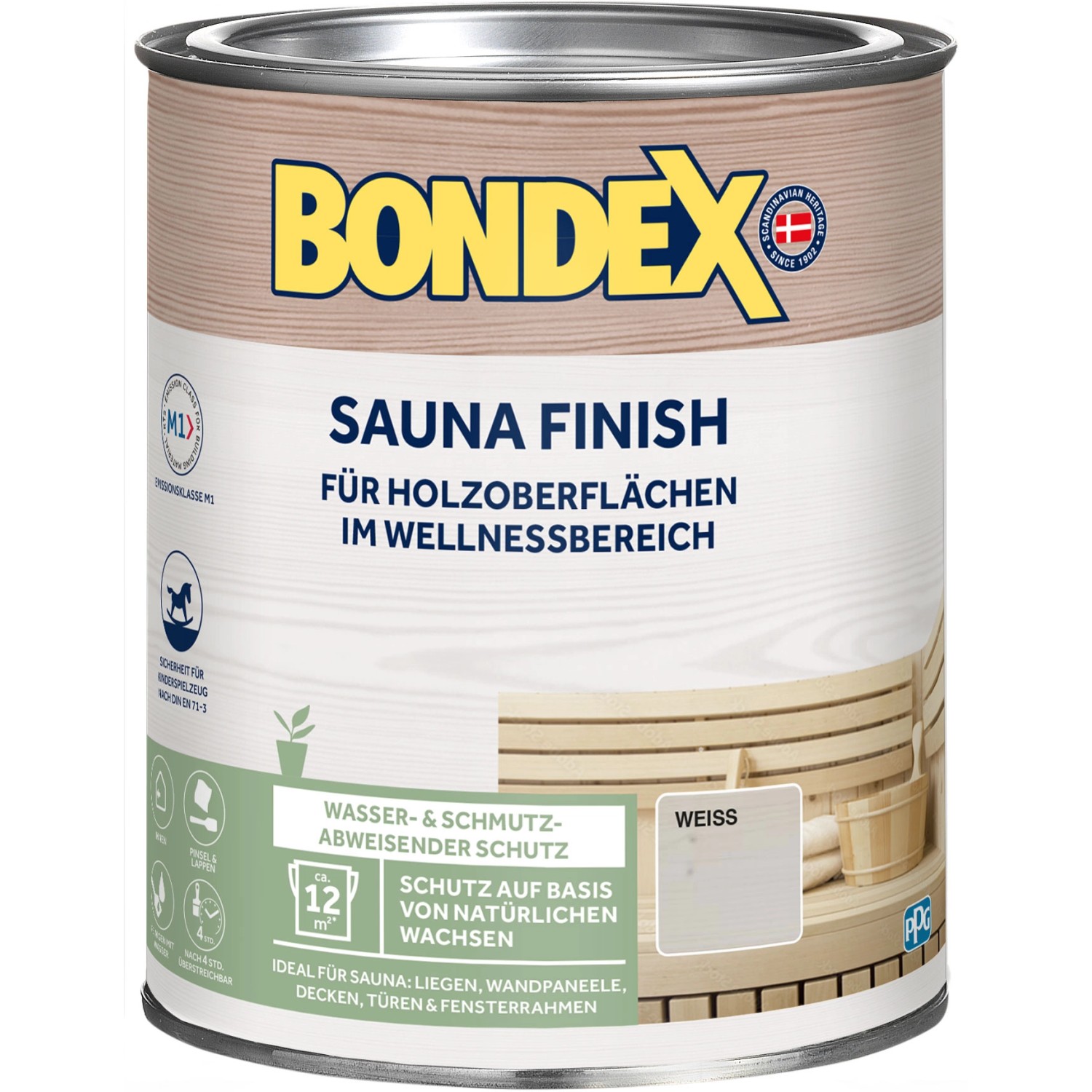 Bondex Sauna Finish Weiß 1 l günstig online kaufen