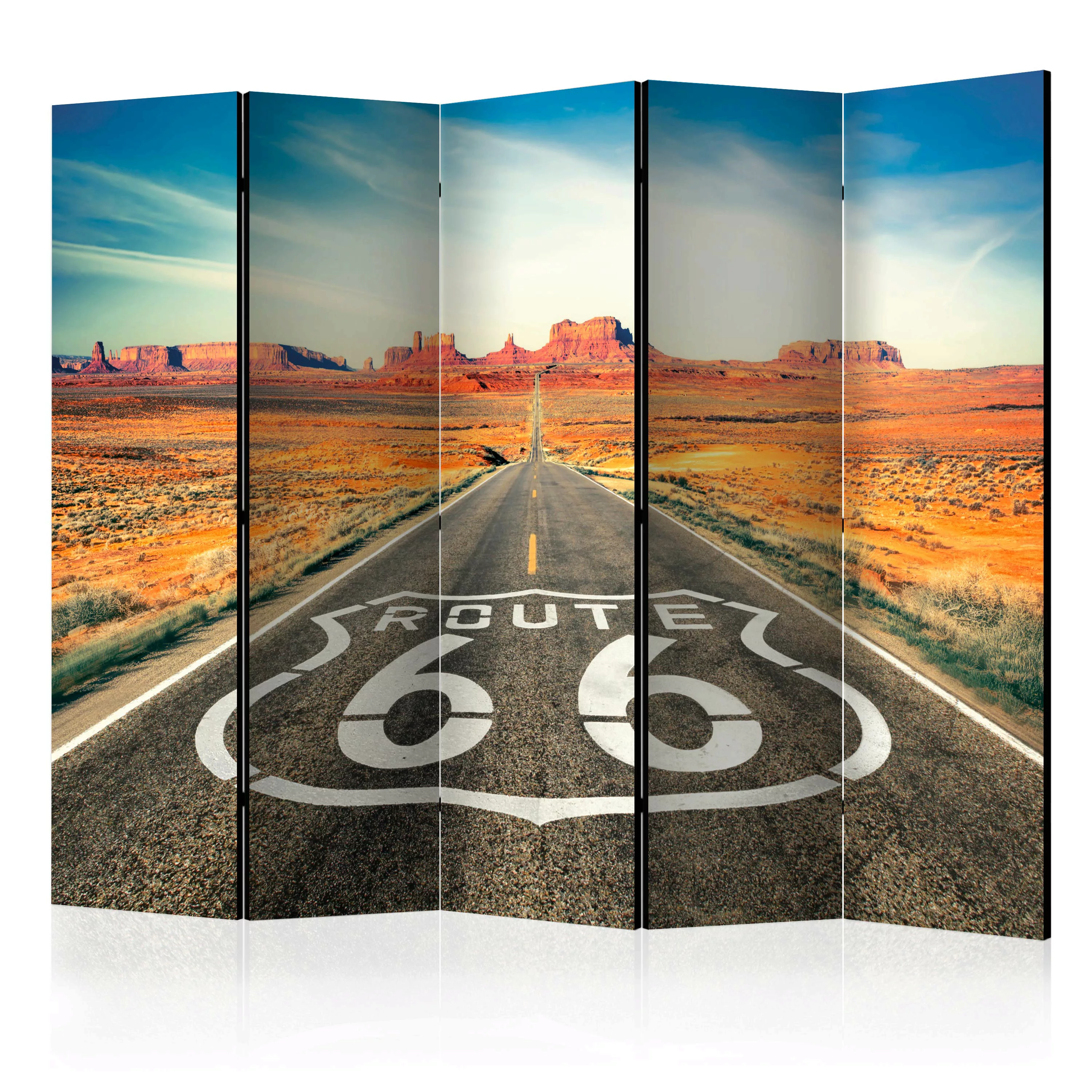 5-teiliges Paravent - Route 66 Ii [room Dividers] günstig online kaufen