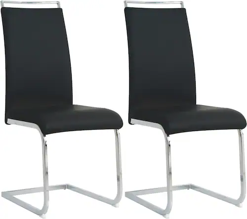 INOSIGN Freischwinger, (Set), 2 St., Kunstleder, mit Wellenunterfederung günstig online kaufen